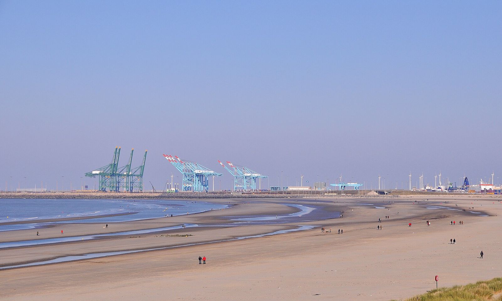 Strand van Zeebrugge