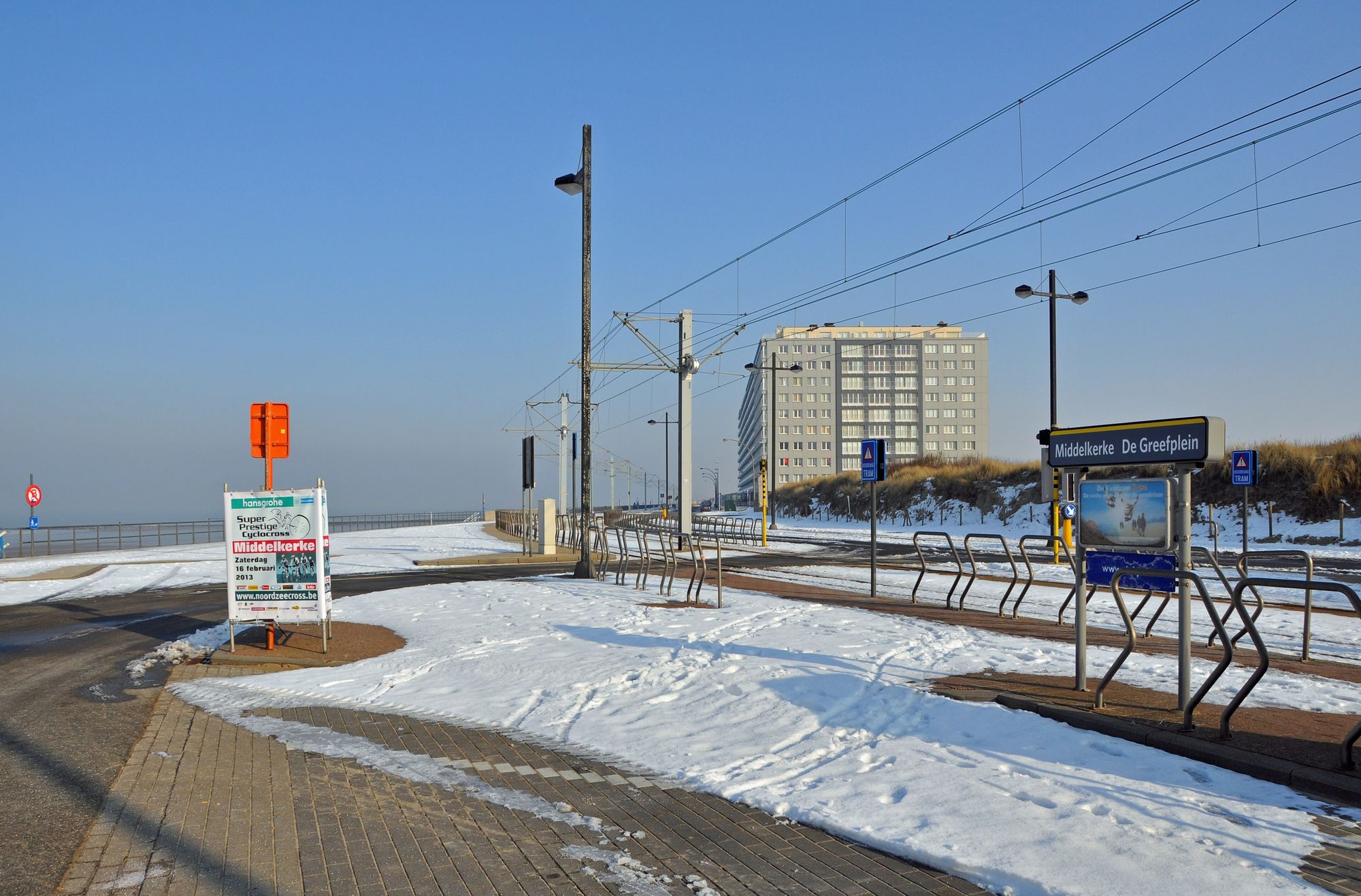 Appartementen aan de zeedijk van Middelkerke